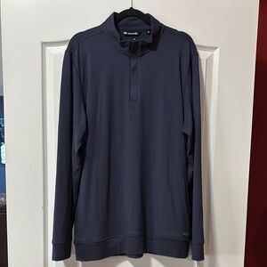Travis Mathew Navy Long Sleeve 1/4 zip Pullover